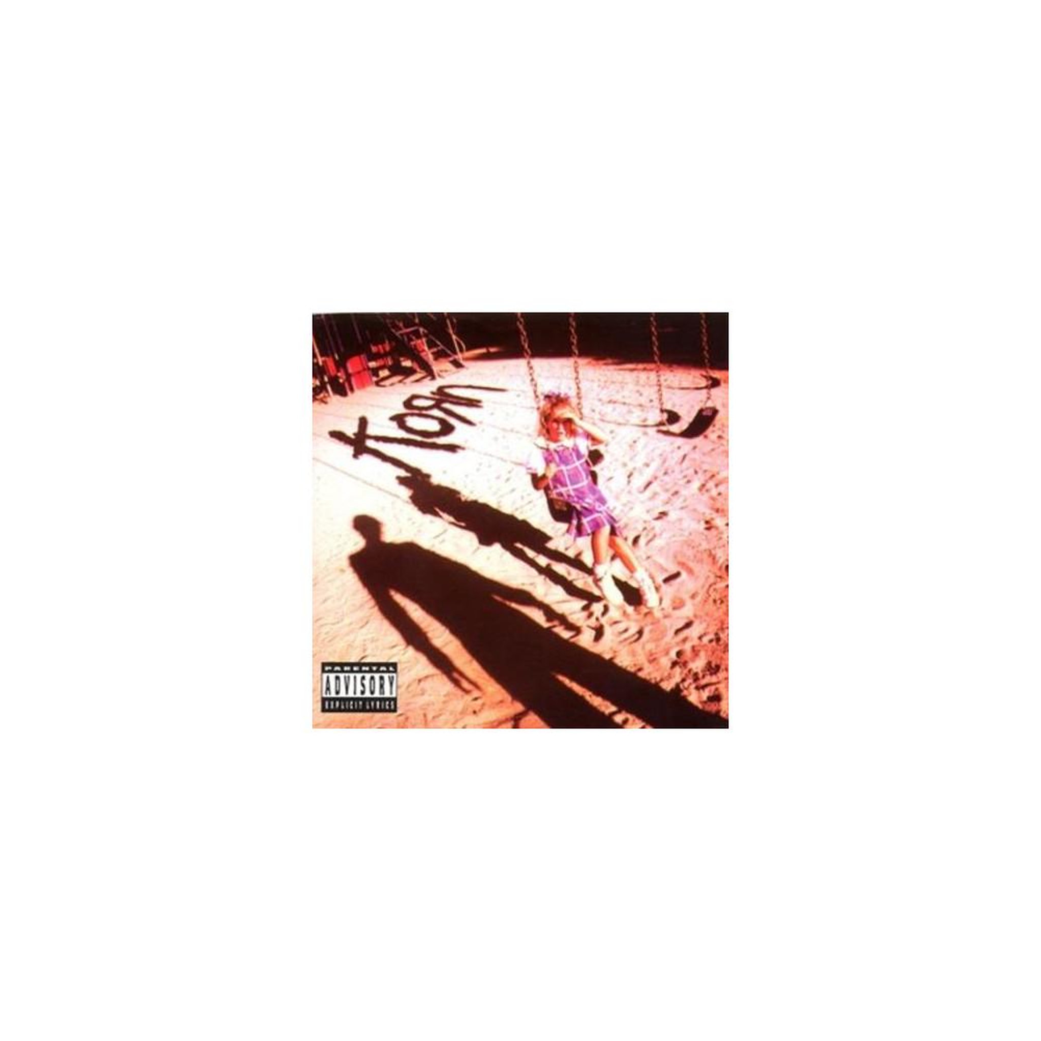 Cd korn - pochette d'album/singles, artwork en anglais avec mention parental advisory