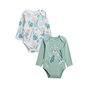 Voir la diapositive 1 : Petit Béguin Lot de 2 bodies bébé manches longues Roméo