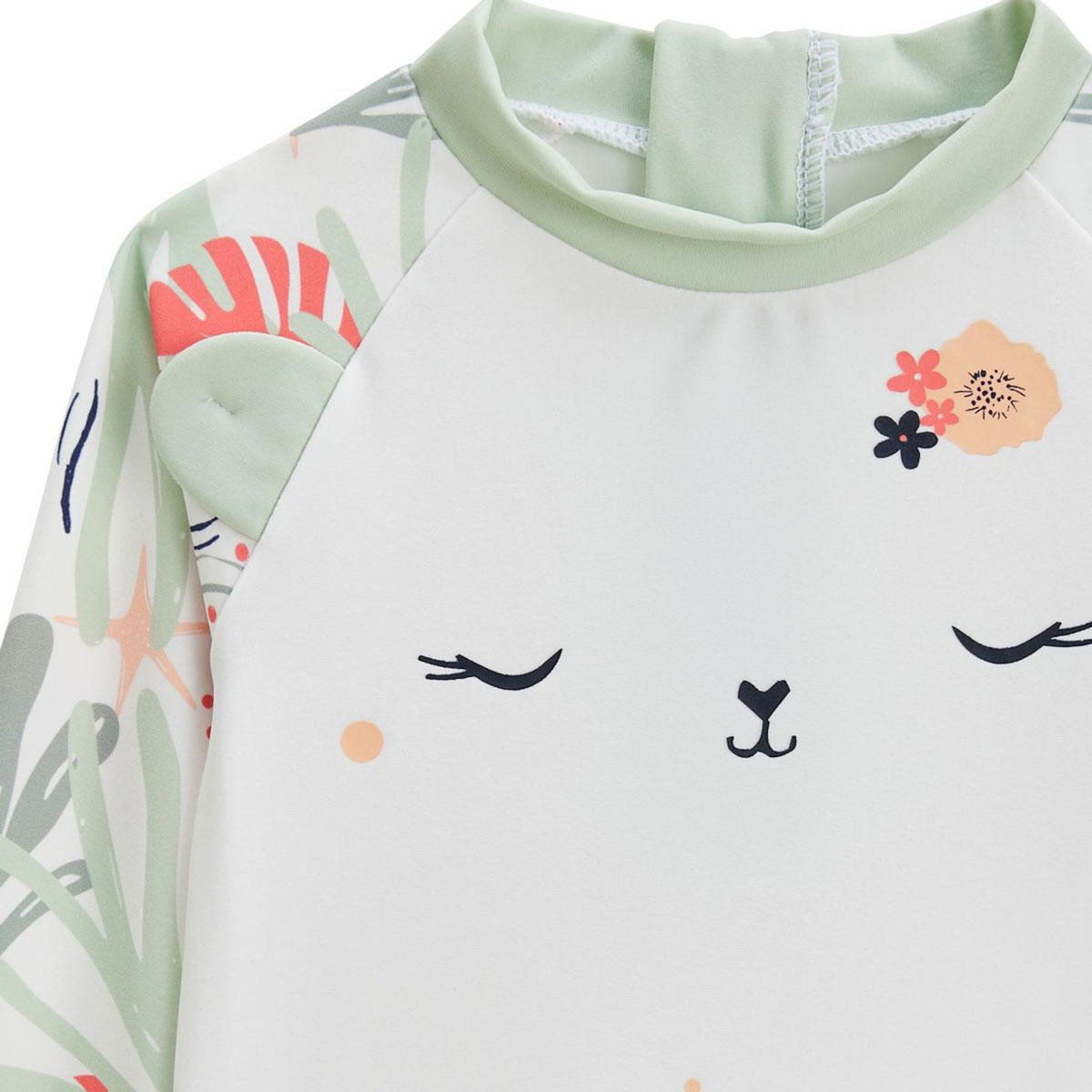 Petit Béguin Maillot de bain bébé 2 pièces t-shirt de protection UV & culotte Arya