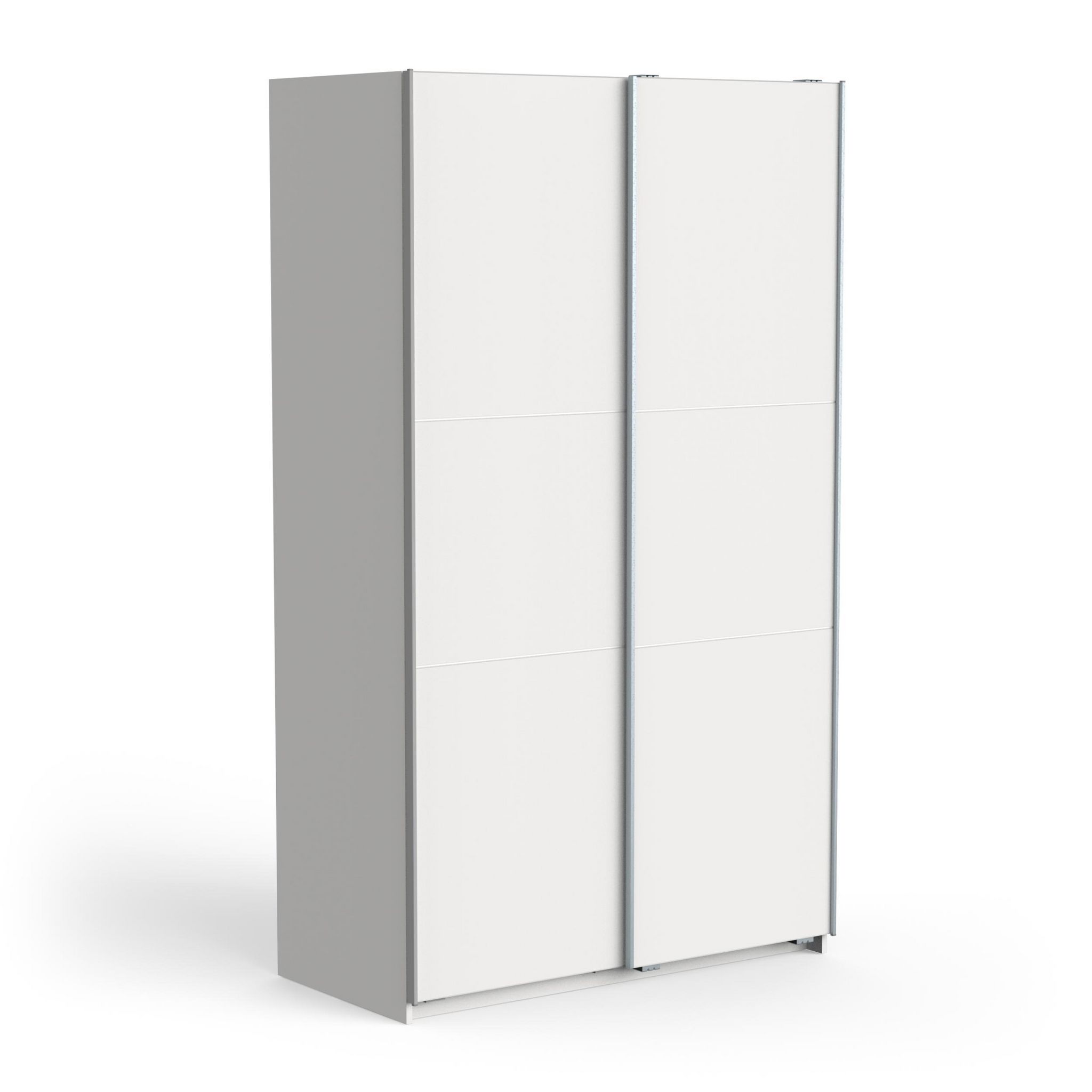 Demeyere Armoire 2 portes coulissantes GHOST Blanc 116,5 x 59,8 x