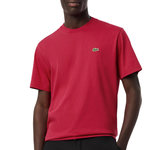 Lacoste T Shirt  Homme  acoste Essentiel. Coloris disponibles : Rouge