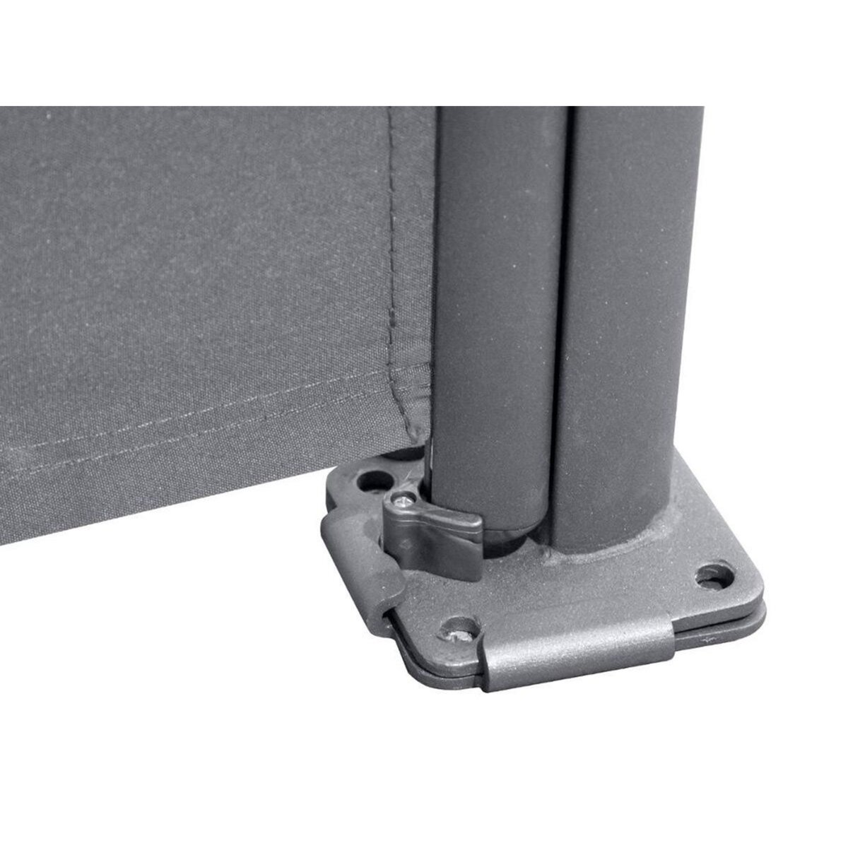 HESPERIDE Paravent rétractable de terrasse Antao graphite - 3 x 1,80 m - Hespéride