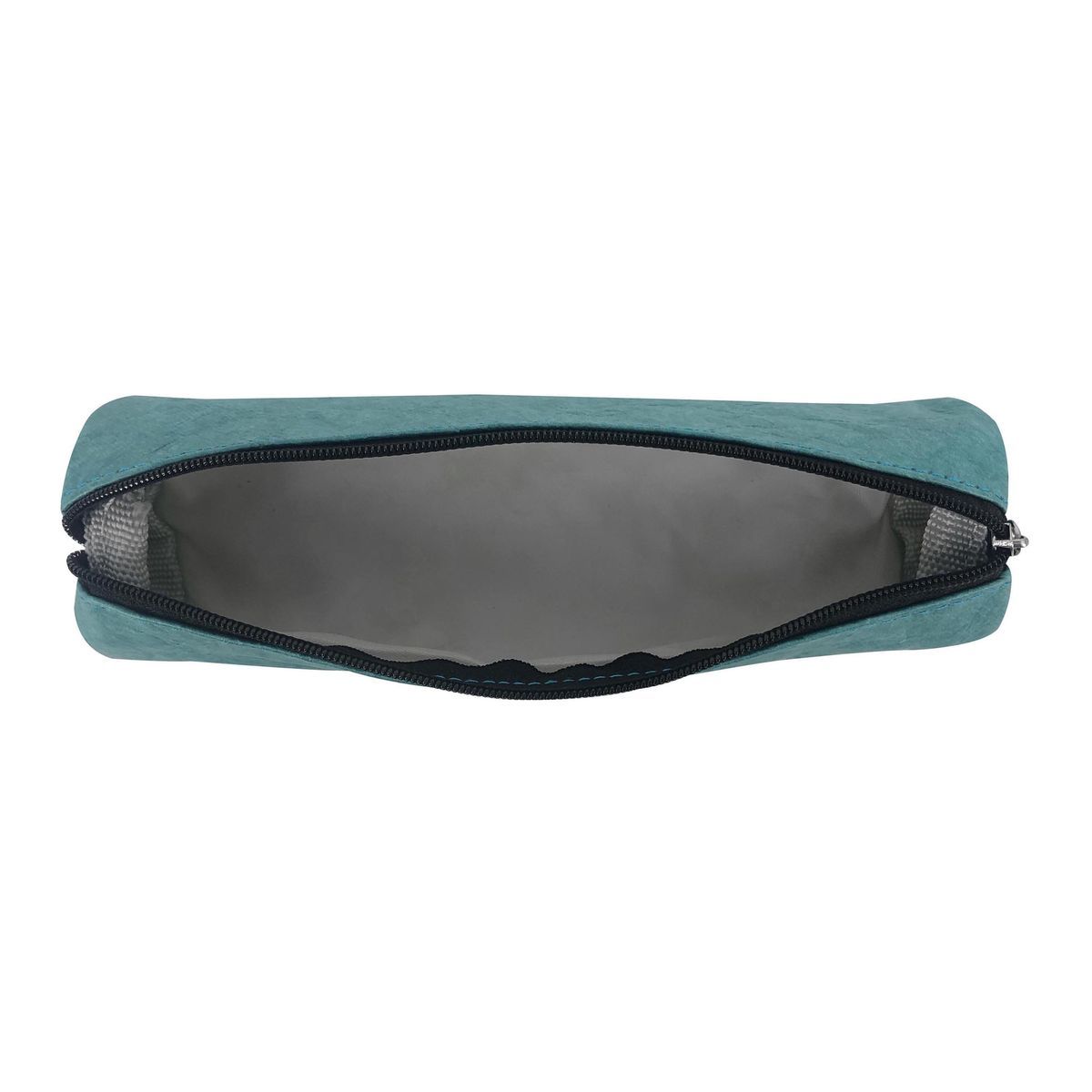 AUCHAN Trousse scolaire ronde bicolore bleu