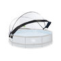 Voir la diapositive 2 : EXIT TOYS Dôme pour piscine tubulaire ronde de Ø 3,60 à 3,70 m - Exit Toys
