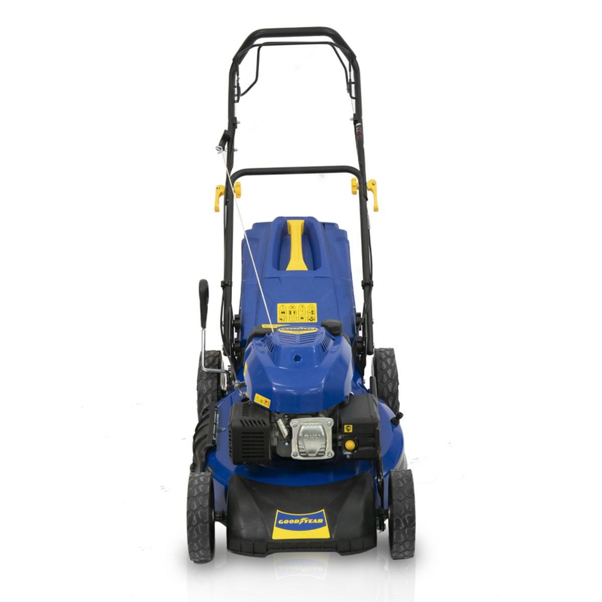 Voir la diapositive 3 : GOODYEAR Tondeuse thermique Autotractée 7.5CV Moteur 4T OHV 224 Cm3 Grandes Surfaces de travail GOODYEAR