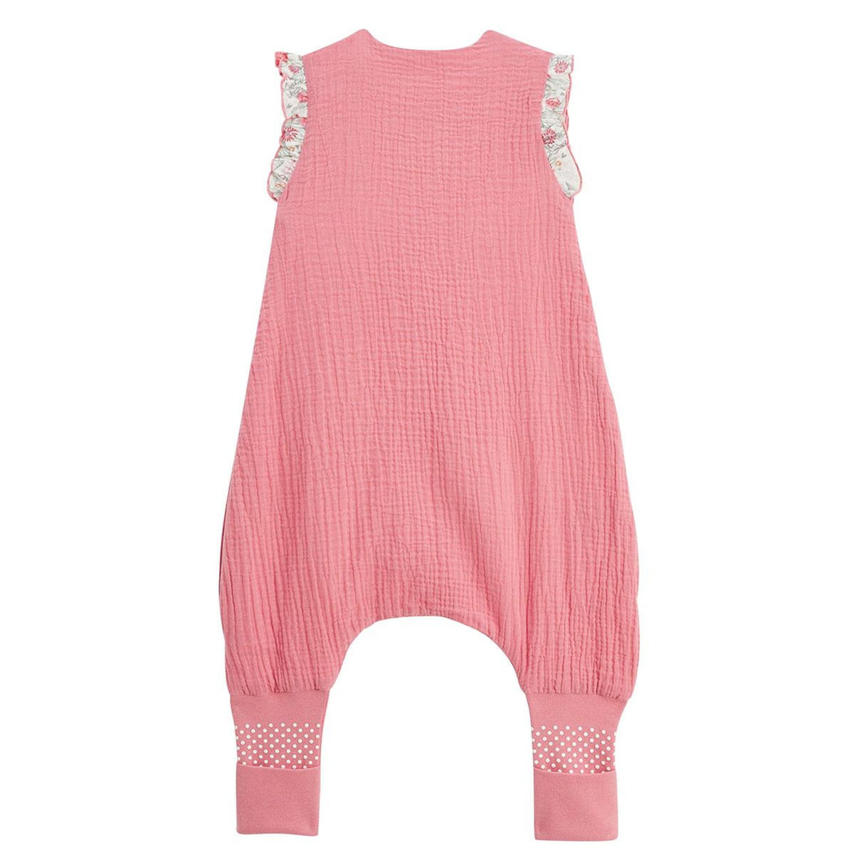 Petit Béguin Turbulette d'été en gaze de coton avec pieds retroussables Anaelle