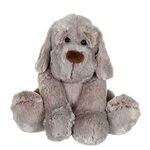 GIPSY Peluche Chien Flatoutou - Gris