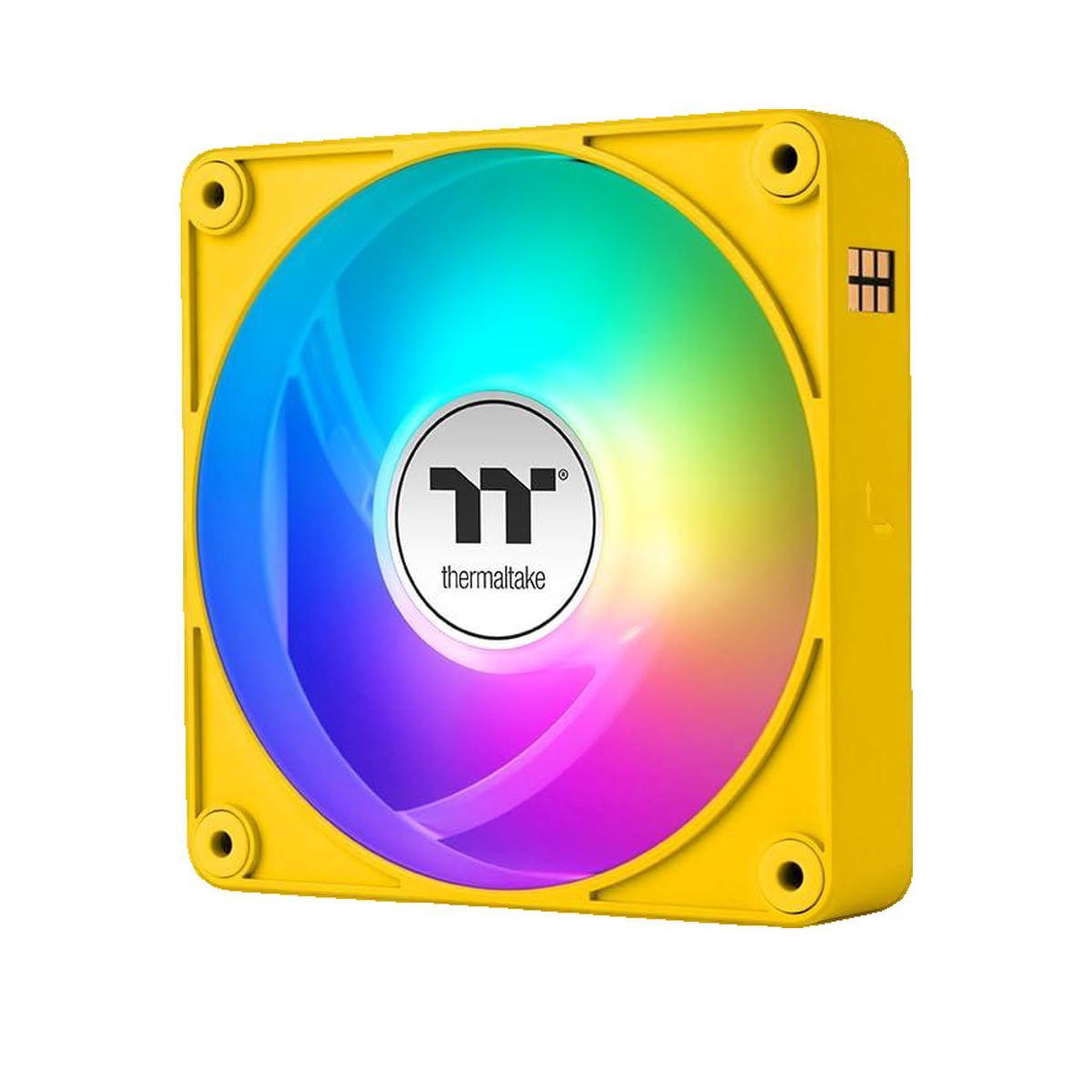 Voir la diapositive 2 : Thermaltake Ventilateur Thermaltake CT140 EX ARGB Sync jaune