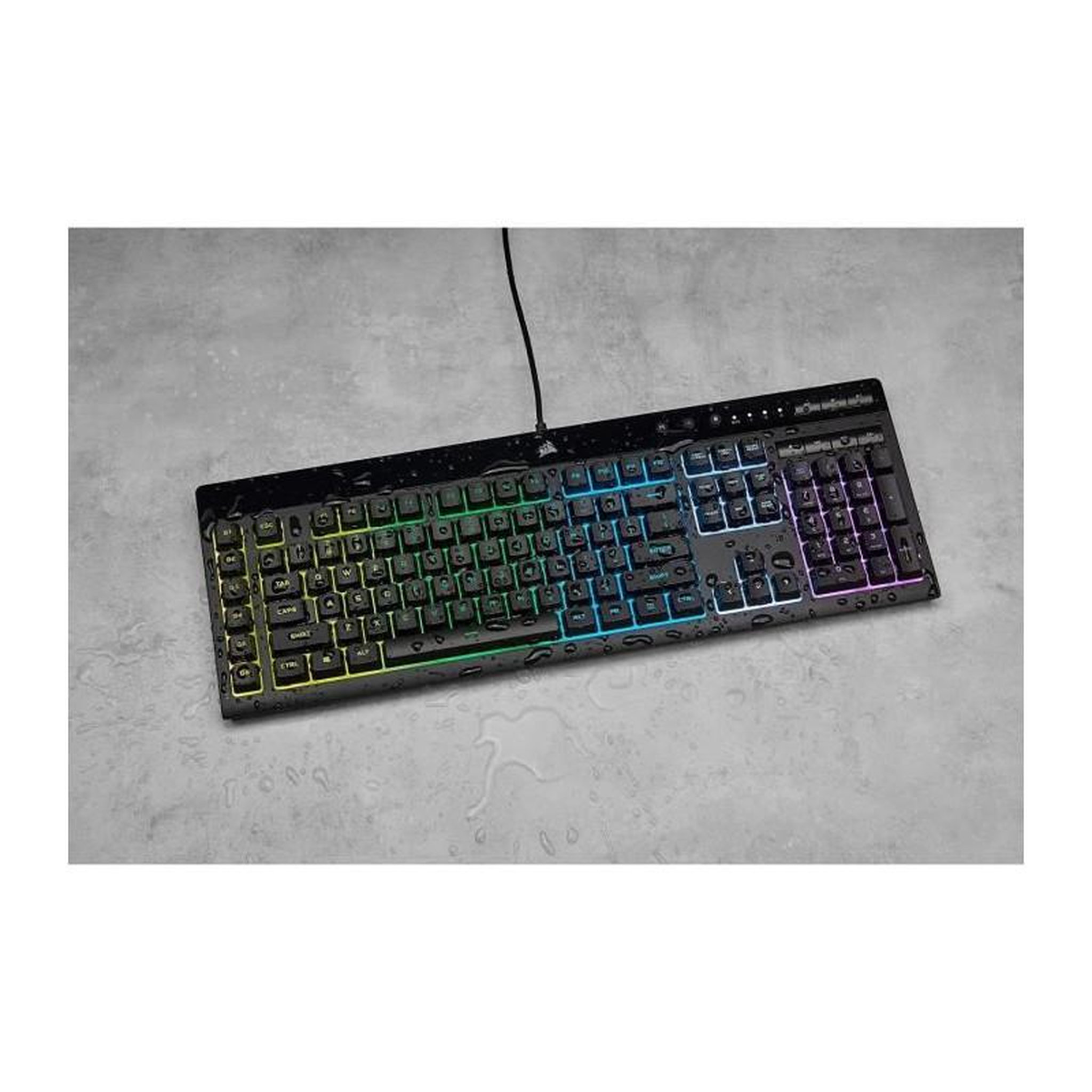 Voir la diapositive 6 : Corsair Clavier gamer k55 rgb pro