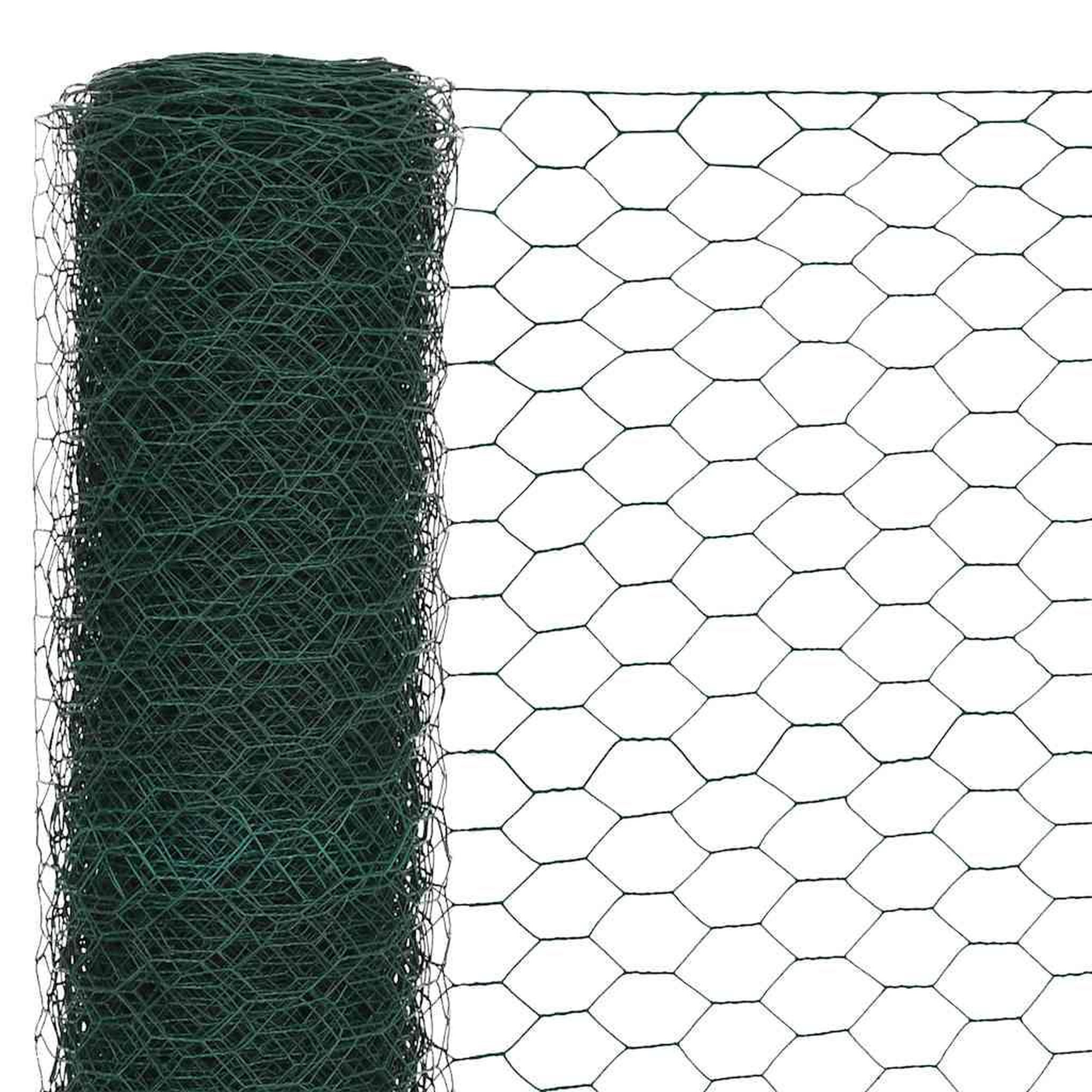 Voir la diapositive 3 : VIDAXL Grillage Acier avec revetement en PVC 25x1,2 m Vert