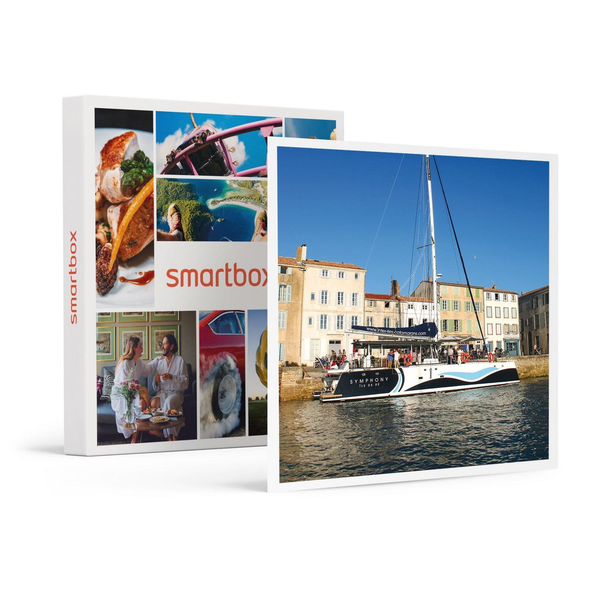 Smartbox Croisière en catamaran pour 2 adultes et 2 enfants à l'Île de Ré - Coffret Cadeau Sport & Aventure
