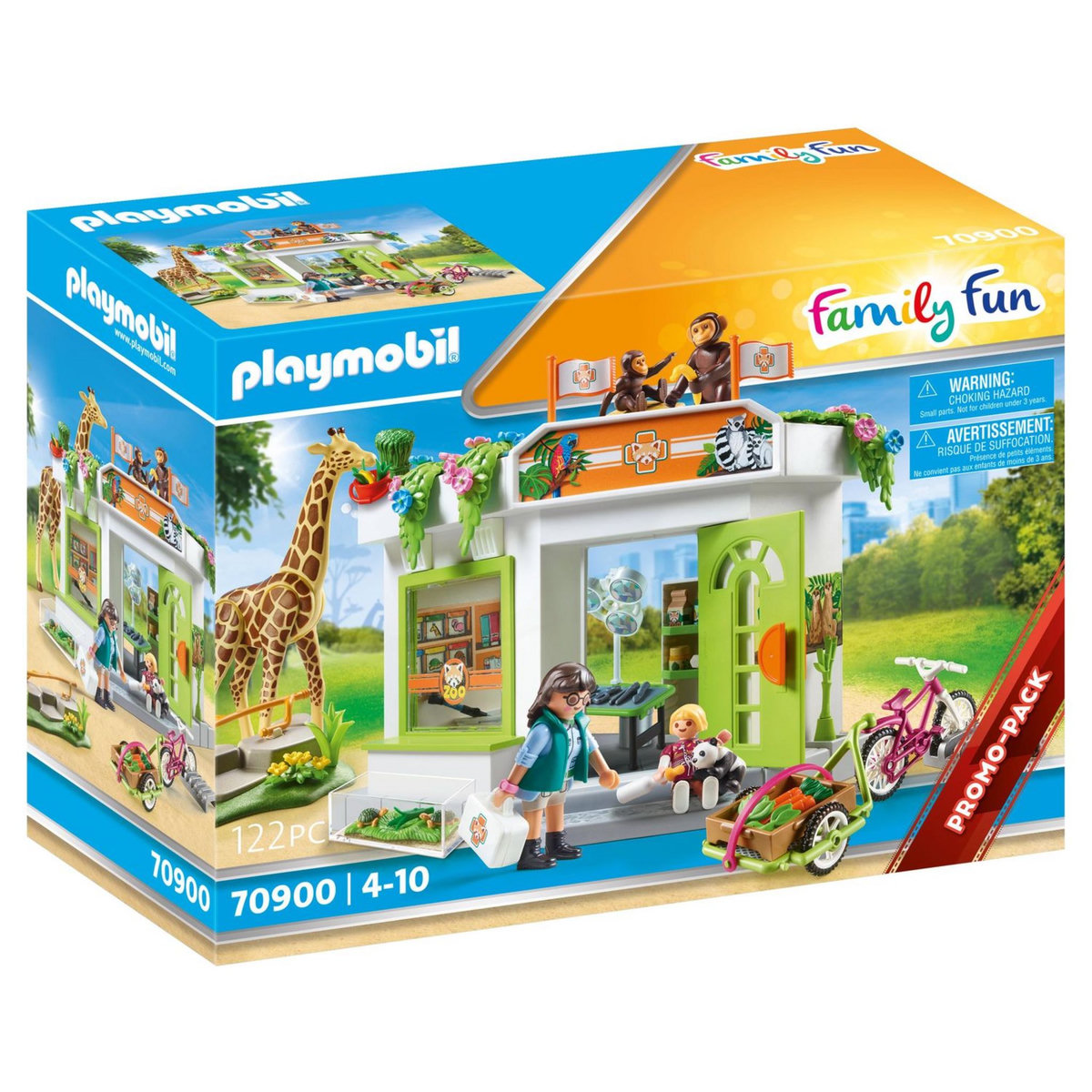PLAYMOBIL Family Fun 70900 Centre de soins animalier