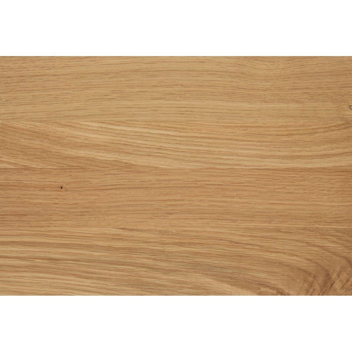 TOILINUX Table basse carrée en chêne AREN - Marron