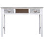 Voir la diapositive 4 : VIDAXL Bureau Gris 110x45x76 cm Bois