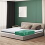 Voir la diapositive 1 : THE WHITE STONE Matelas 70 x 140 Orthopédique Antibactérienne | Hauteur 16 cm | Revêtement 3D Air en Fibre Hypoallergénique
