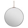Voir la diapositive 2 : ATMOSPHERA Lot de 3 Miroirs Muraux Déco  Lilou  30cm Noir