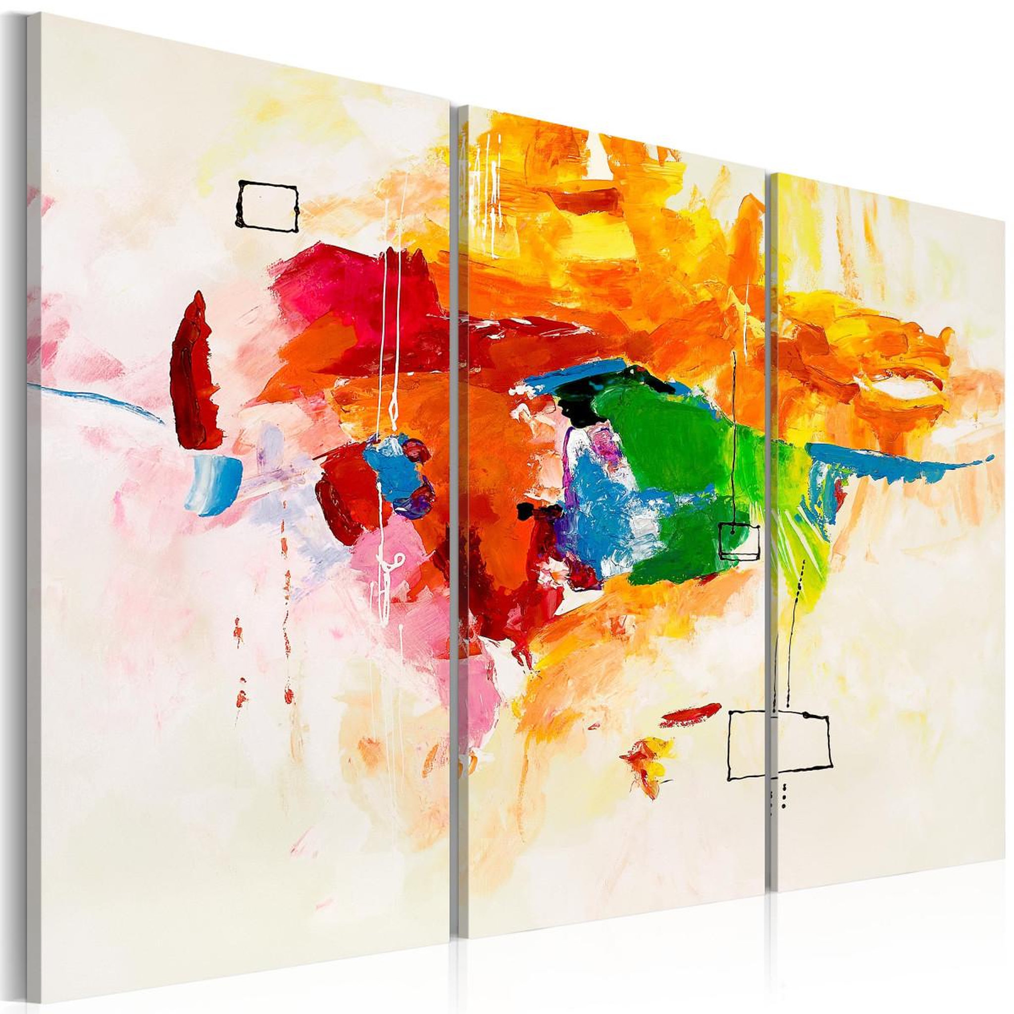 Paris Prix Tableau imprimé  perroquet. Coloris disponibles : Multicolore