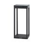 Voir la diapositive 1 : Lumisky Borne solaire RADIA Noir Aluminium H35cm
