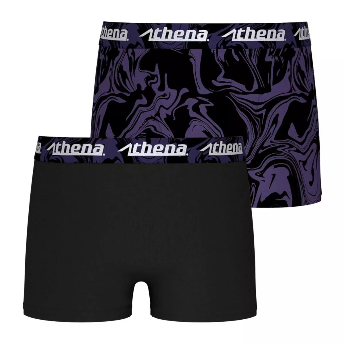 Athena Lot de 2 boxers garçon Print Box