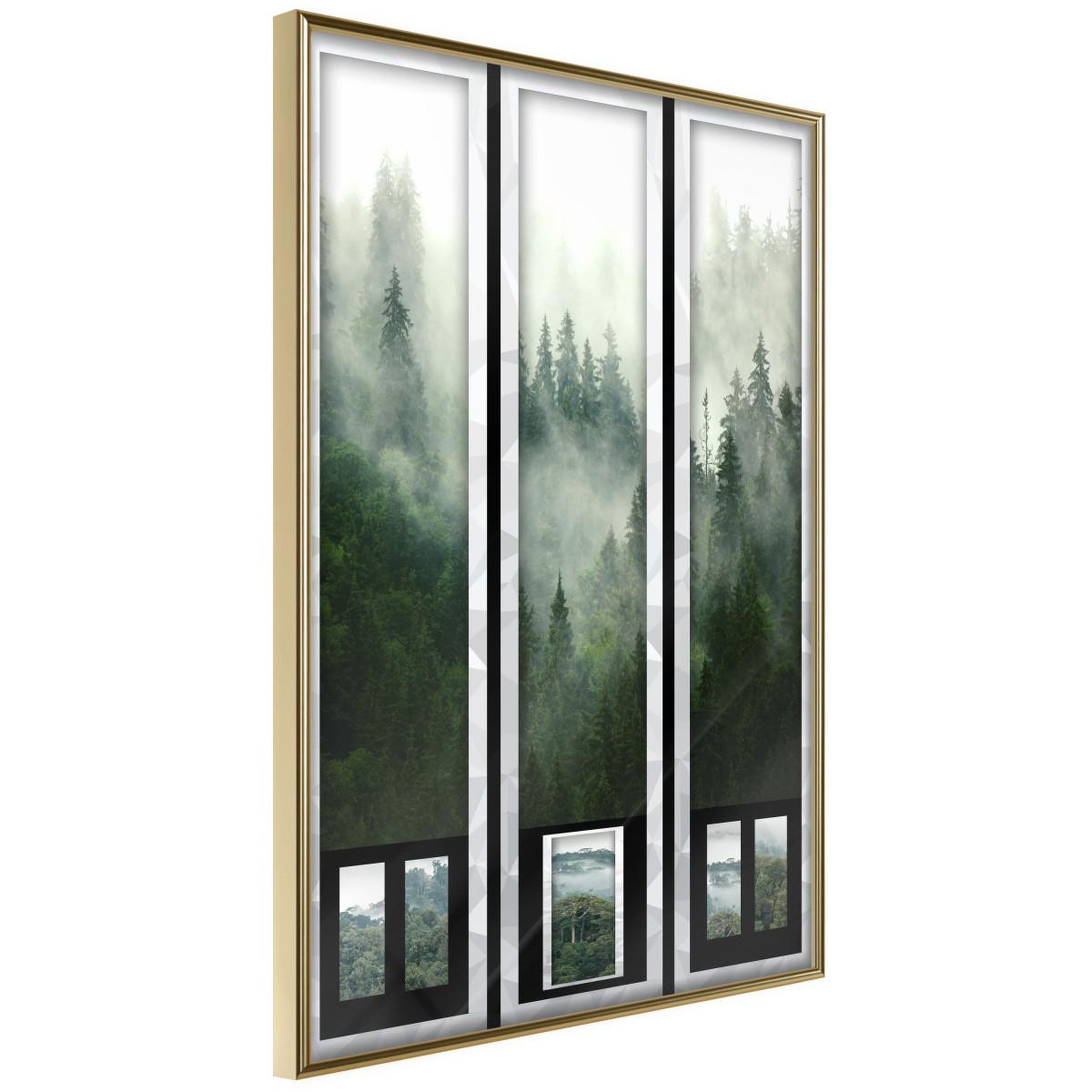 Paris Prix Affiche Murale Encadrée  Eternal Forest – Triptych