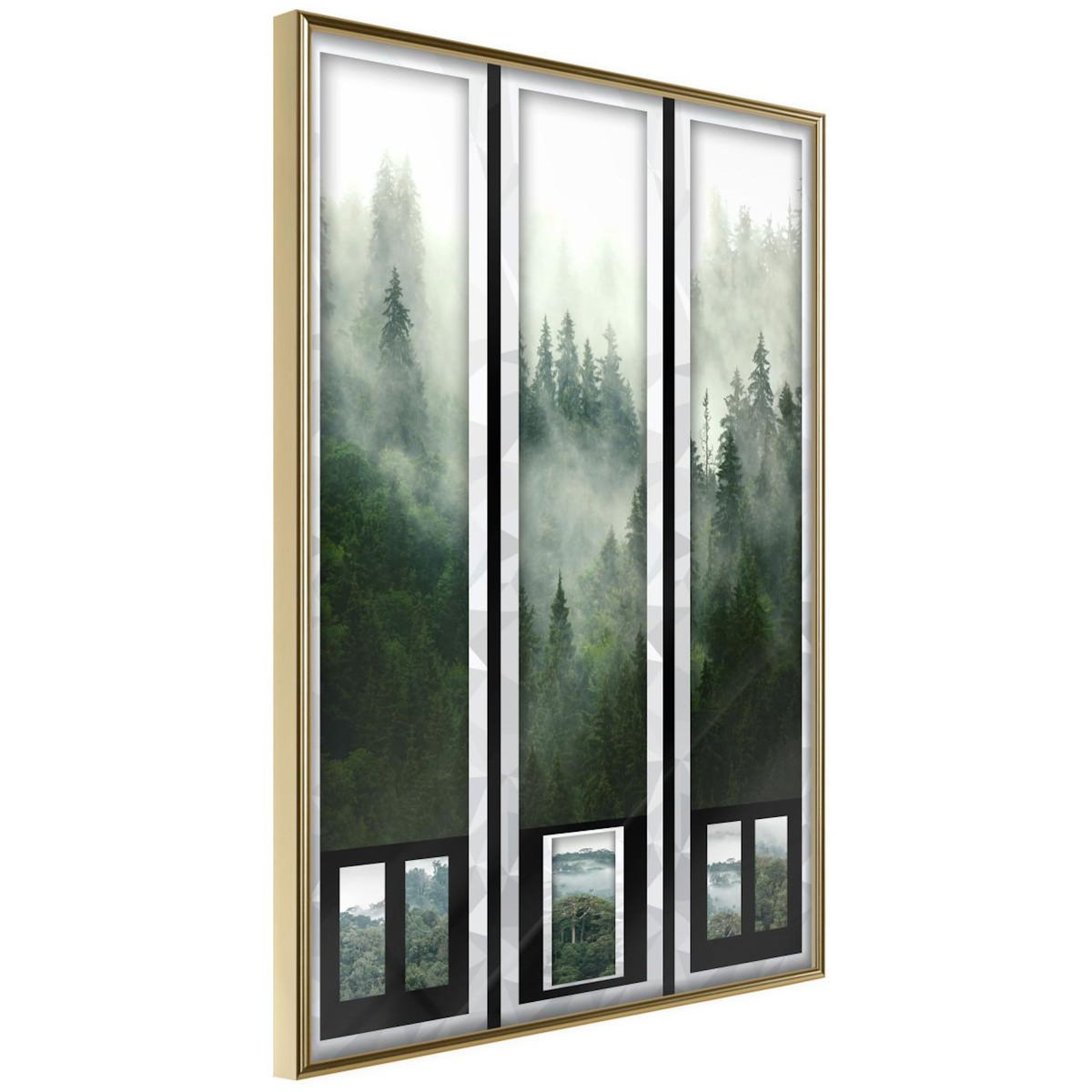Paris Prix Affiche Murale Encadrée  Eternal Forest – Triptych