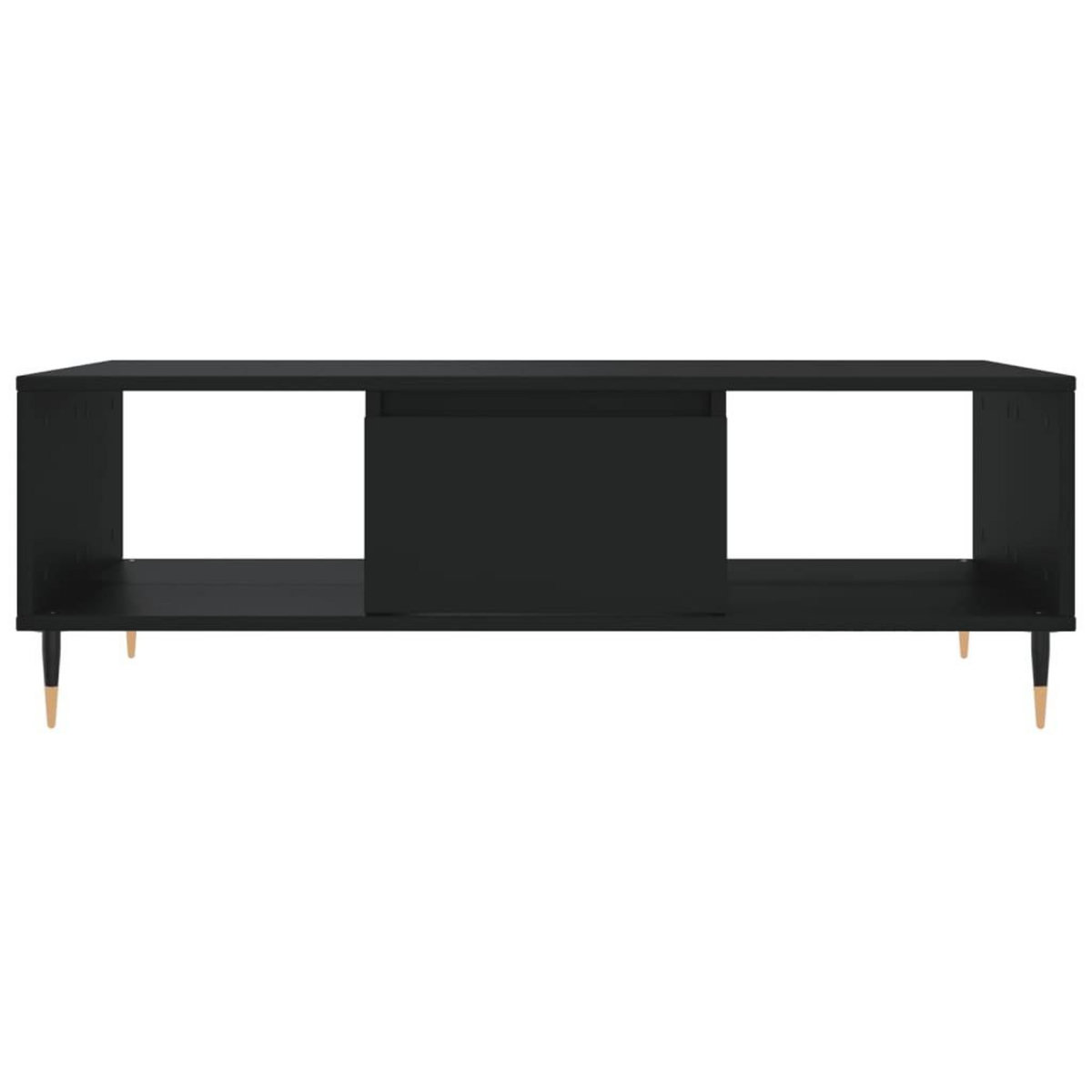 VIDAXL Table basse noir 104x60x35 cm bois d'ingenierie