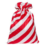 ATMOSPHERA Hotte de Noël  Sucre d'Orge  70cm Rouge