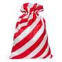 Voir la diapositive 1 : ATMOSPHERA Hotte de Noël  Sucre d'Orge  70cm Rouge