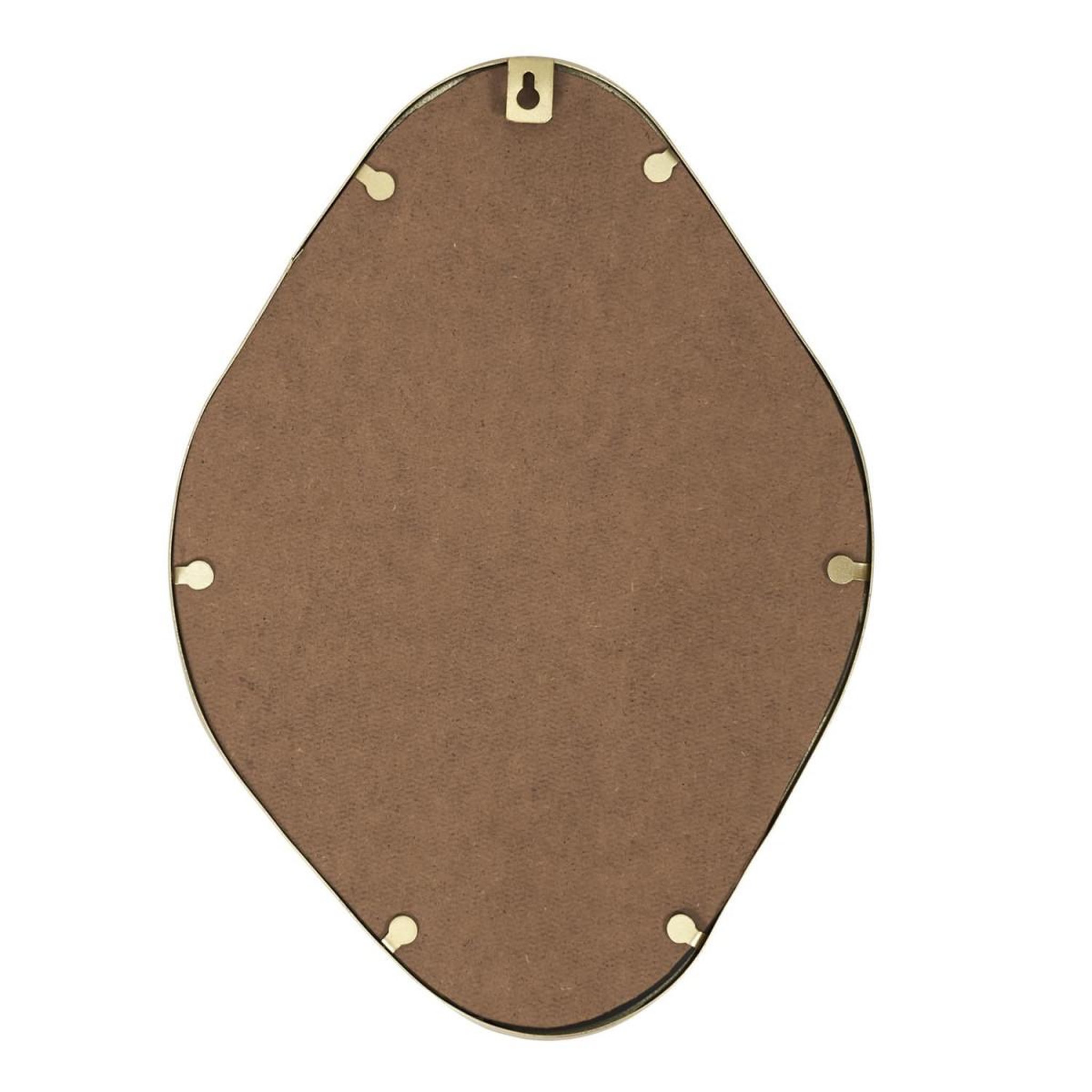 Voir la diapositive 2 : The Home Deco Factory Miroir Mural Déco  Contour Losange  34cm Or
