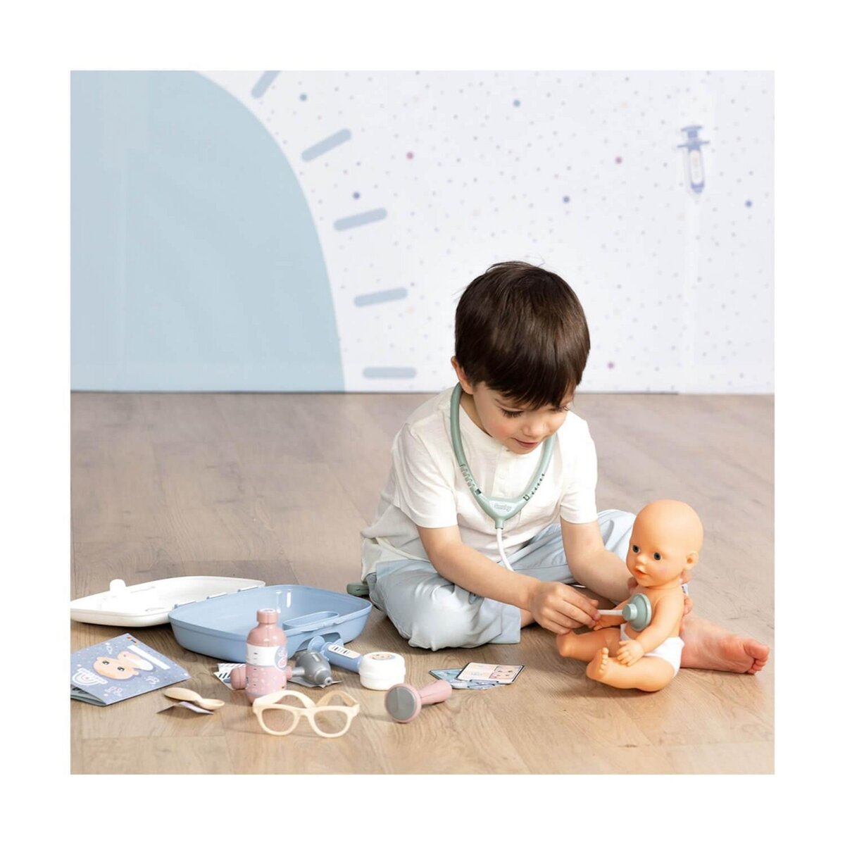 SMOBY Mallette de soins Baby Care