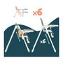 Voir la diapositive 5 : LOOPING Chaise haute - LOOPING - CH100VT - Multipositions