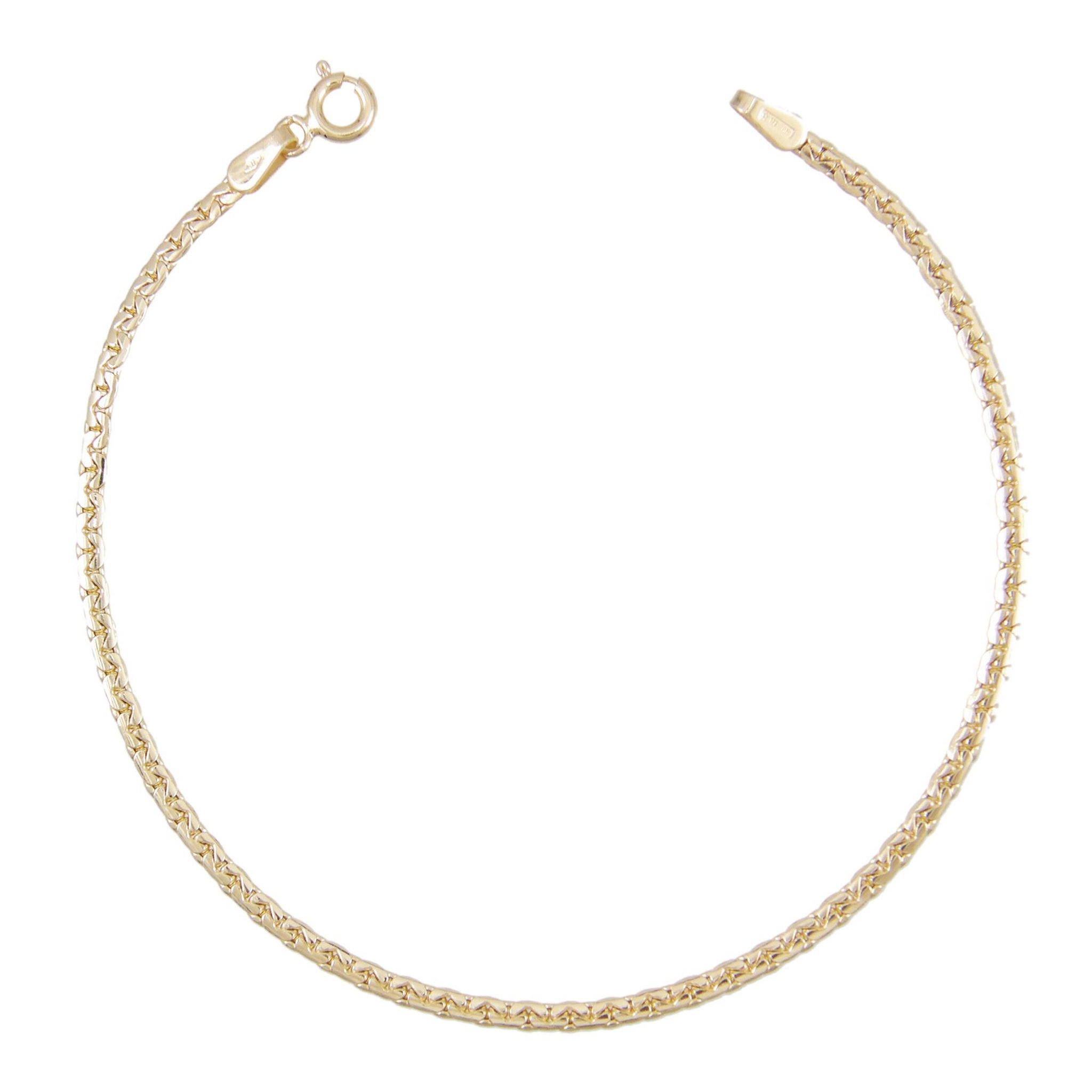 L'ATELIER D'AZUR Bracelet Or Jaune Maille Haricot - Femme