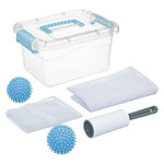 FIVE Kit à Linge 6 Pièces  Maldon  25cm Bleu