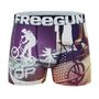 Voir la diapositive 6 : FREEGUN Lot de 4 boxers homme Street Sport