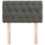 Voir la diapositive 3 : VIDAXL Tete de lit Gris fonce 80x7x78/88 cm Velours