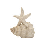 Paris Prix Étoile de Mer sur Coquillage en Résine  Sand  30cm Beige