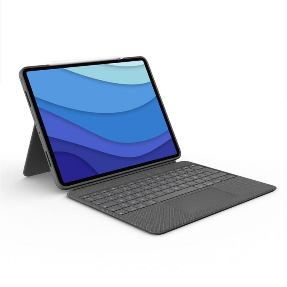 Logitech Etui clavier rétroéclairé avec pavé tactile pour iPad Pro 12,9 Logitech Combo Touch Gris