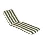 Voir la diapositive 1 : Jardin prive Coussin JARDIN PRIVE  bain de soleil CANCALE Vert 184x59x5,5cm
