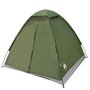 Voir la diapositive 5 : VIDAXL Tente de camping a dome 2 personnes vert olive impermeable