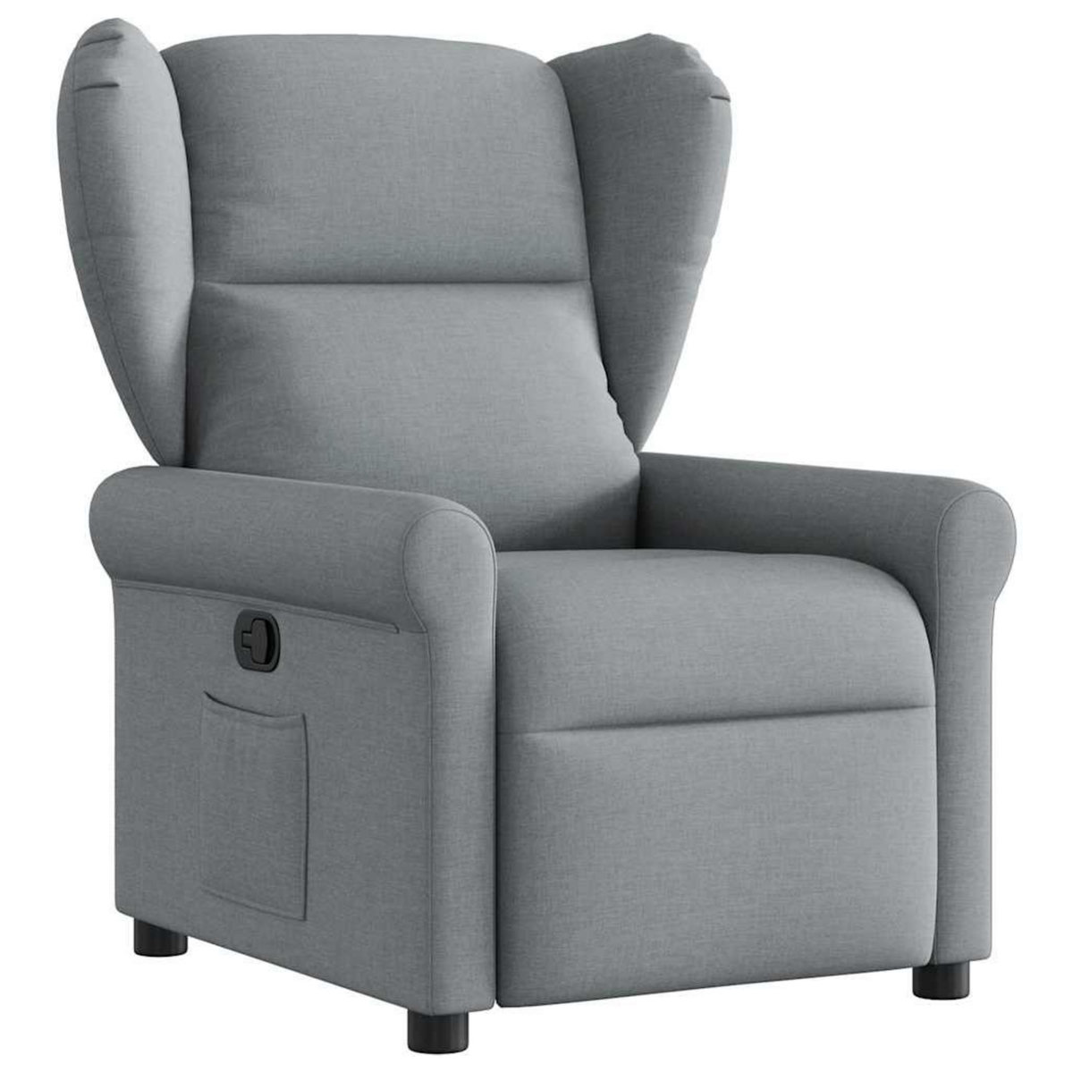 VIDAXL Fauteuil inclinable Gris clair Tissu