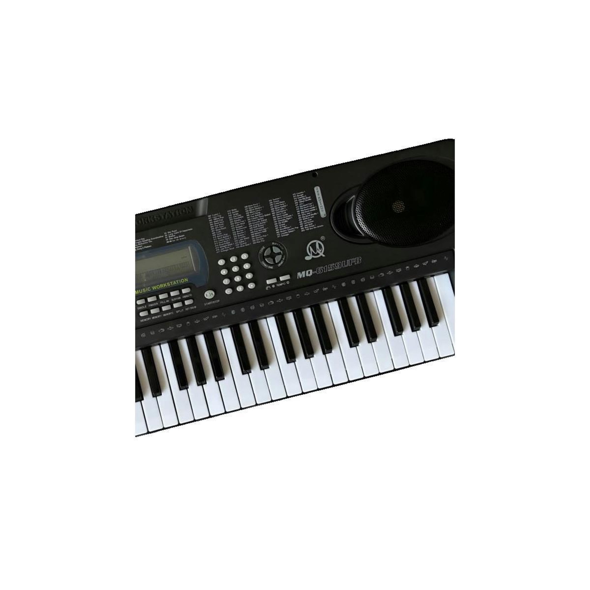 Voir la diapositive 2 : MQS Clavier éducatif mq MQ 6159 UFB 61 touches noir