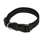 Paris Prix Collier Réglable  Coutures Réfléchissantes  65cm Noir