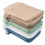Voir la diapositive 2 : ACTUEL Lot de 2 gants de toilette coton bio organic 540gr/m2