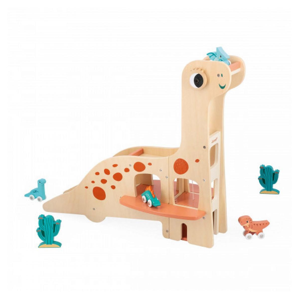 Juratoys-Janod DINO - Garage Dino en bois