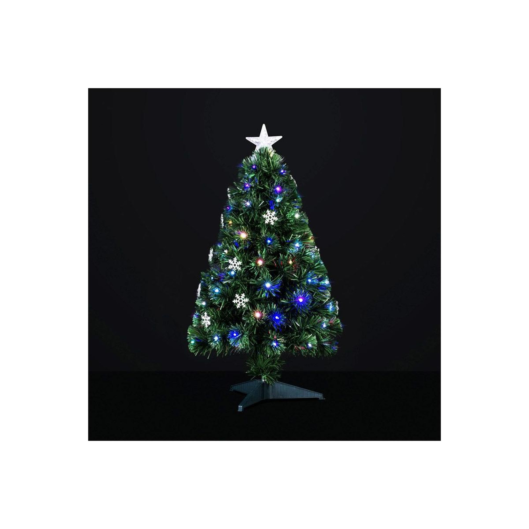 FEERIC LIGHT & CHRISTMAS Décoration lumineuse  arbre vilnius  90cm multicolore