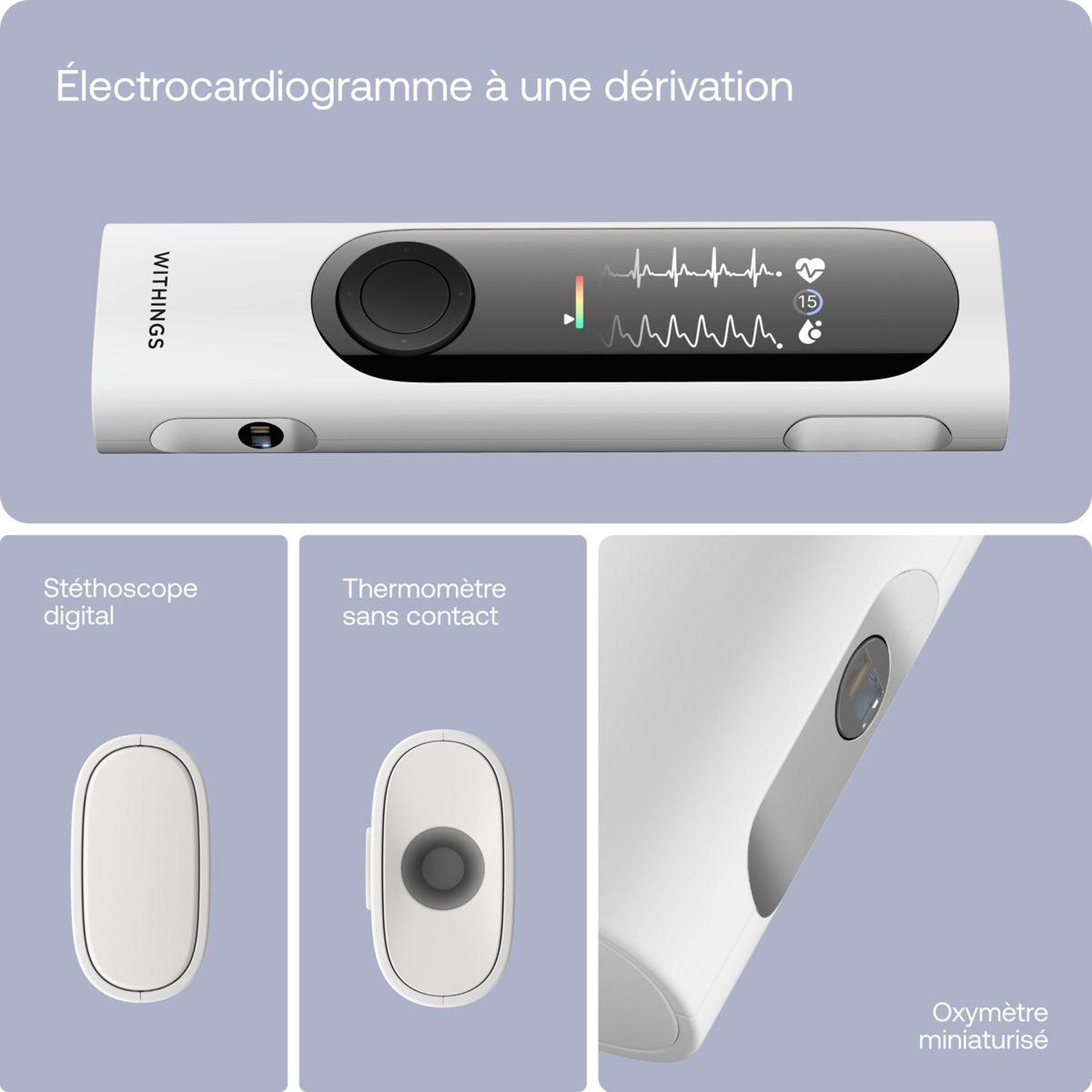 Voir la diapositive 4 : WITHINGS Thermomètre BeamO