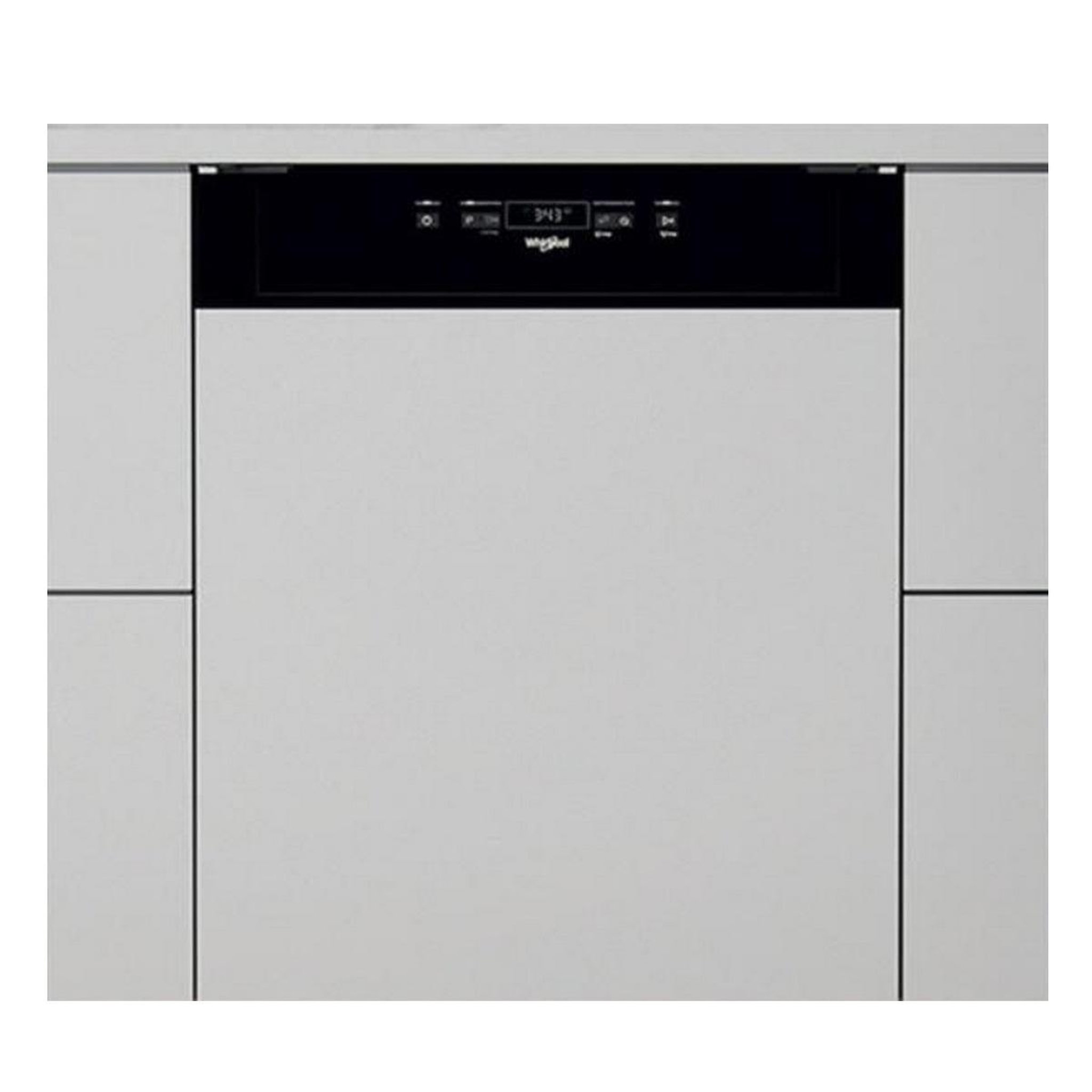 Whirlpool Lave-vaisselle 60cm 14 couverts 46bd intégrable avec bandeau noir - w3pfd636b