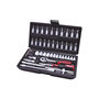 Voir la diapositive 4 : Ks Tools Coffret de douilles F6 KS TOOLS Chromemat - 1/4  - 47 pcs - 917.0648