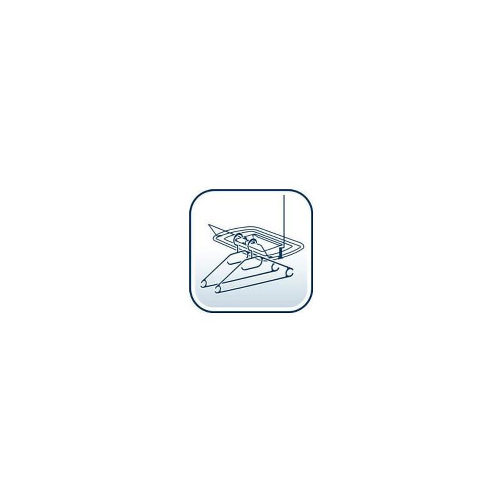 Voir la diapositive 6 : Leifheit LEIFHEIT 72565 Table a repasser Air Board Express M Solid, planche a repasser pliante 120x38 cm, avec support pour centrale vape
