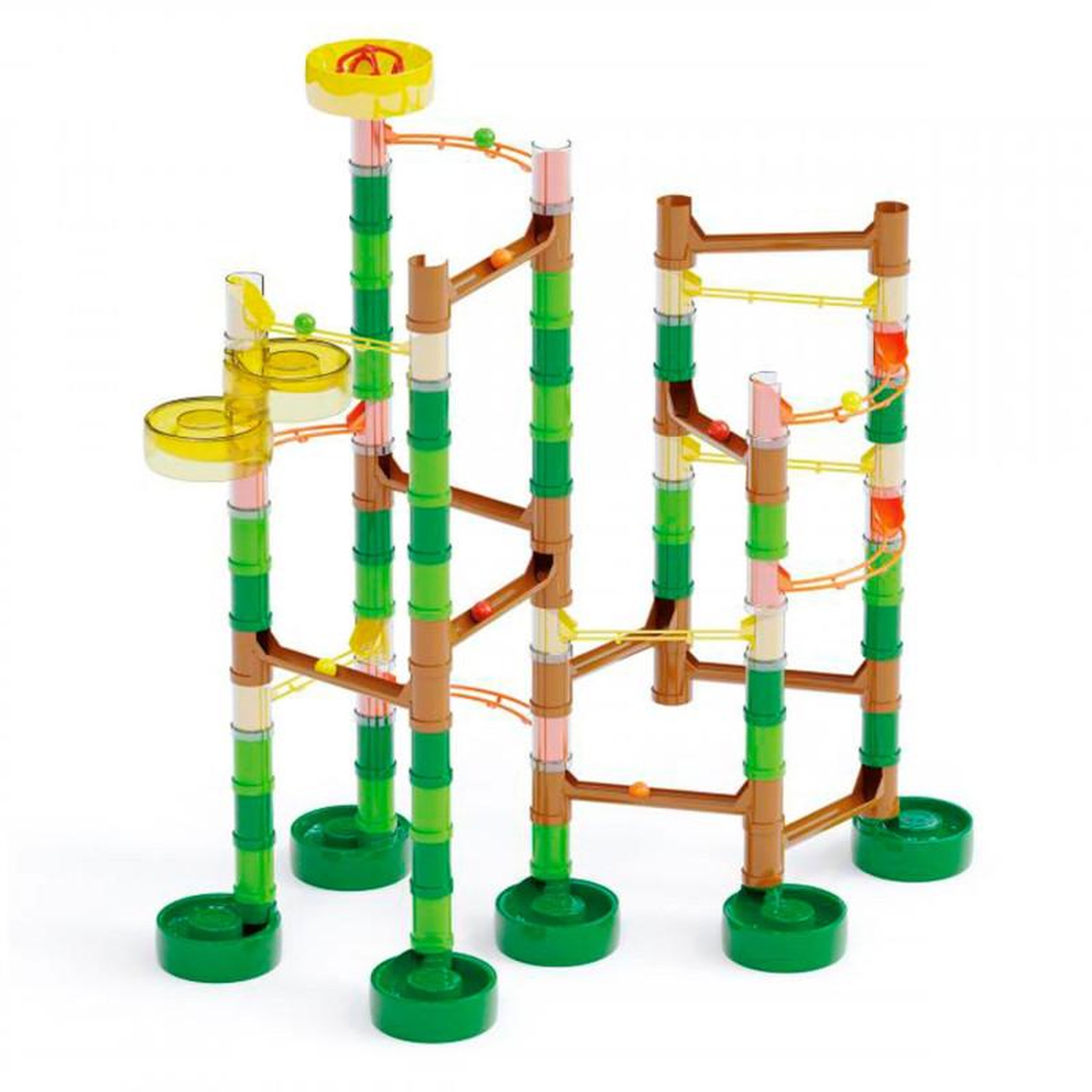 Voir la diapositive 2 : Quercetti Quercetti Marble Track Migoga Jungle, 110 pcs.